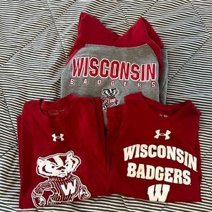 Youth Boys Wisconsin Badger gear